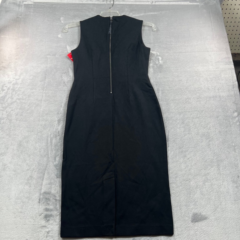 Spanx Perfect Fitted Dress Womens Small Black Sleeveless Ponte Sheath 20380R - Picture 9 of 10
